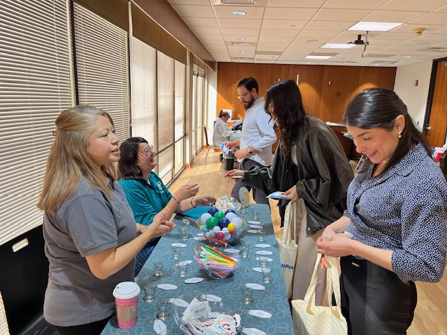 Exploring our Health Fair Information Booth with all of our amazing vendors.
