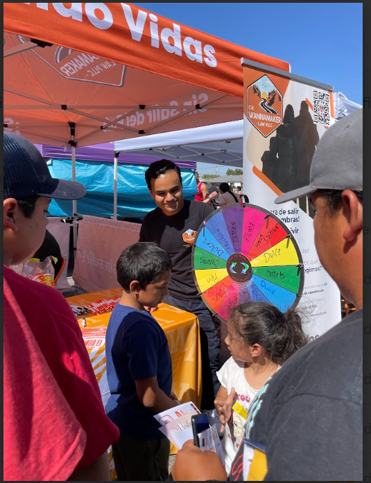 Tucson, Arizona client event offering free consultations for the community.  