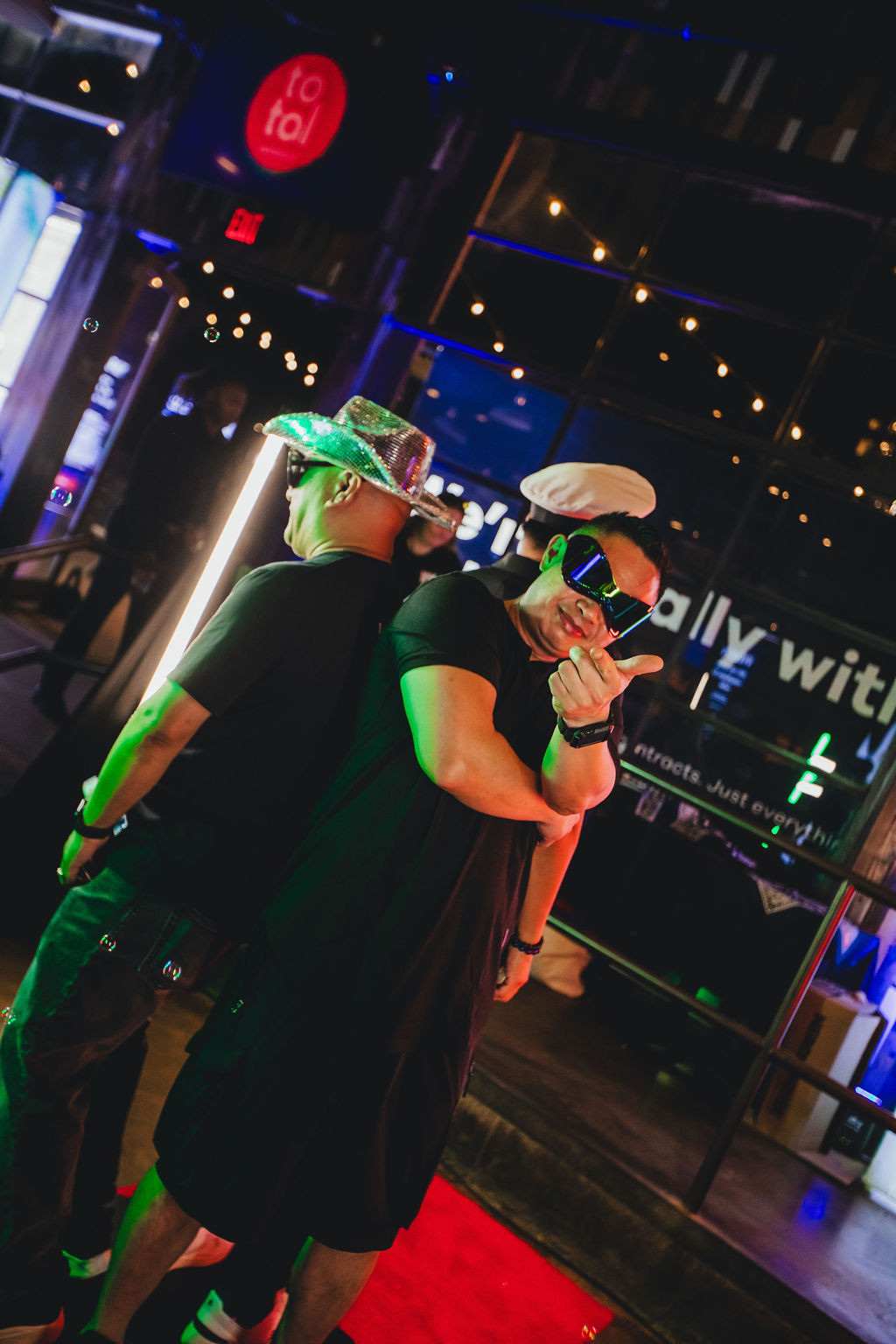 We never miss a good photo booth moment! Here’s Tom striking a pose and keeping the vibes high at our latest event!