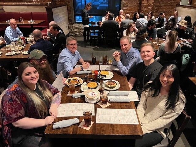 Fort Leavenworth CAC TRMD Team in Kansas City enjoying the best barbecue.  