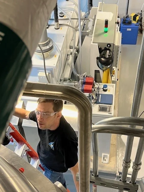 Calibrating a water system during annual shutdown. 