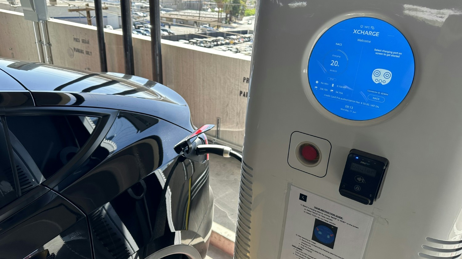 One of XCHARGE Energy's C6 Chargers hard at work!