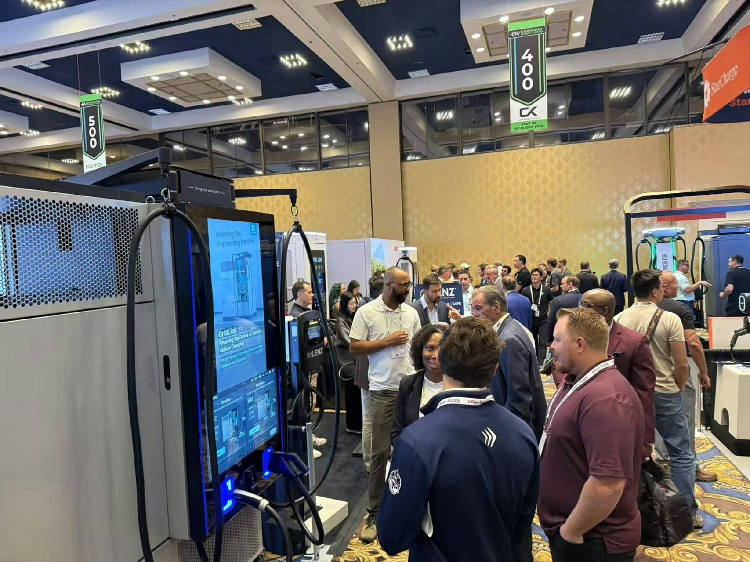 XCHARGE Energy North America Trade Expo - Image of Lew Cox at the EV Charging Summit & Expo in Las Vegas!