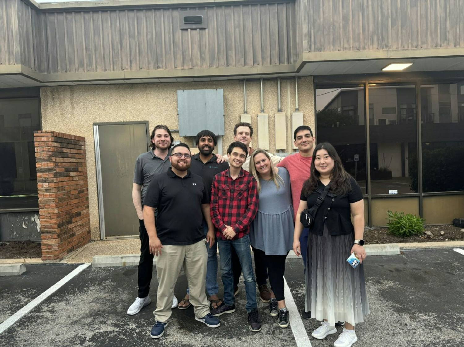 XCHARGE Energy North America - Escape Room Team Building event in Austin, TX. Group photo of our team members from TX!