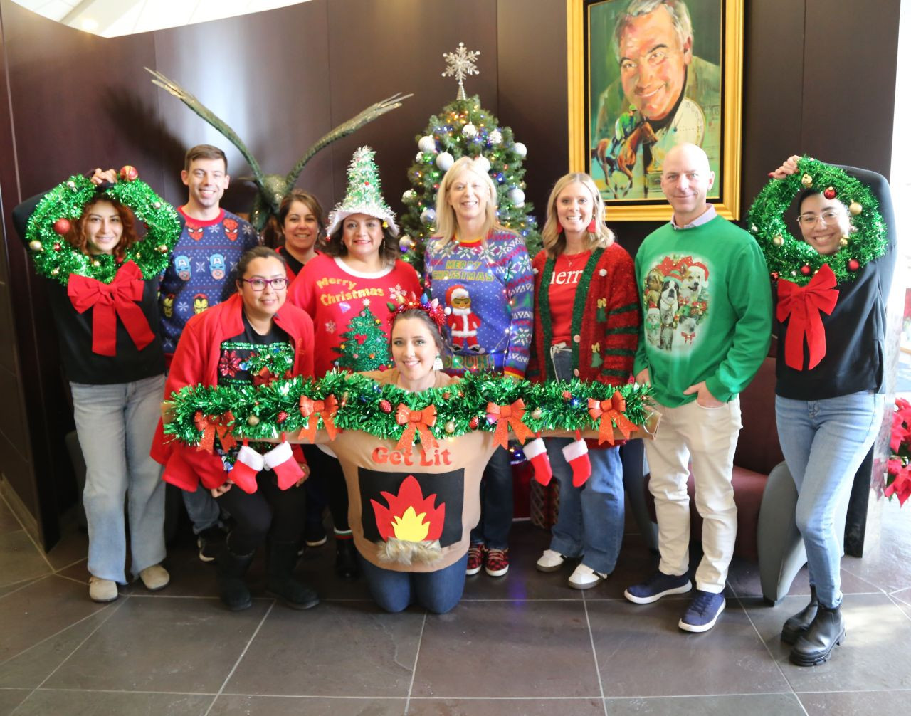 Celebrating Holiday Sweater Day!