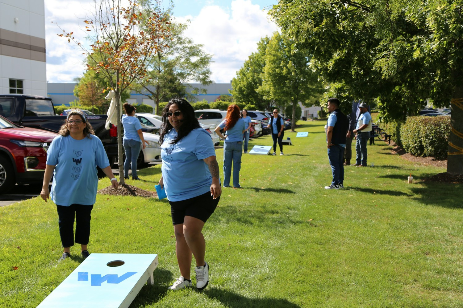 Our Annual Bags Tournament during Employee Appreciation Week!