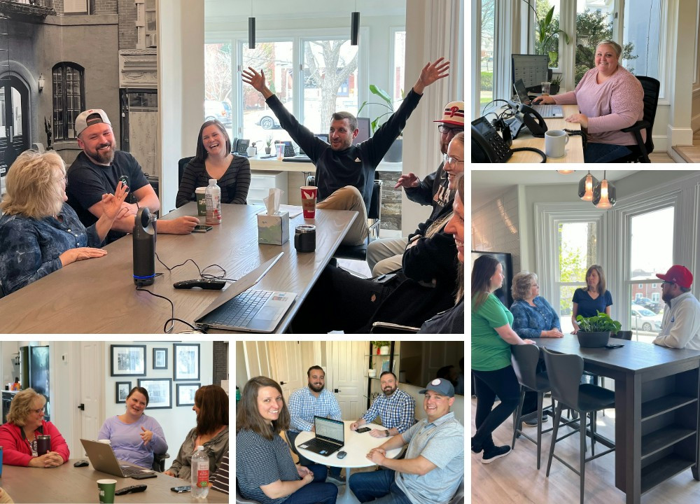 Snapshots of the team making lives easier at the Jefferson Avenue office.