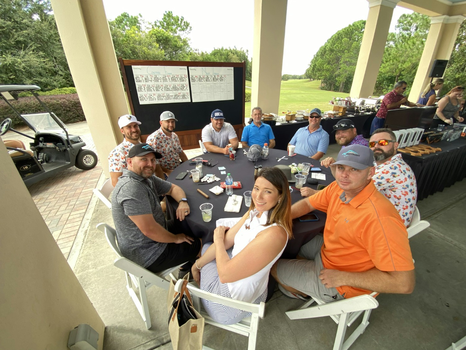 Some of our employees enjoying a beautiful day in Orlando at the annual Cure Cup we have sponsored for the past 4 years!