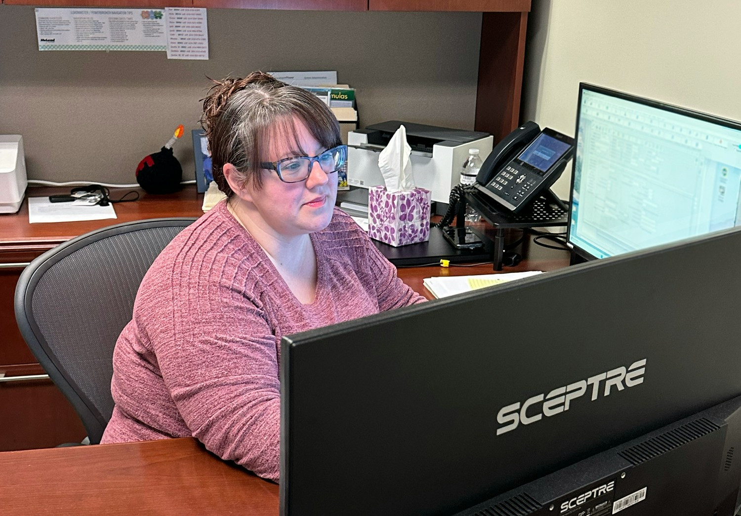 Debrah Nathan, APAR Manager, working hard as ever!
