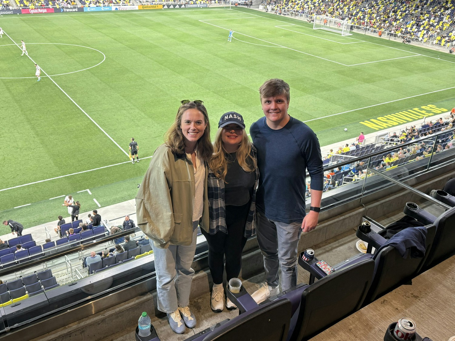 Enjoying the Nashville SC game with our private equity partner, Shore Capital!