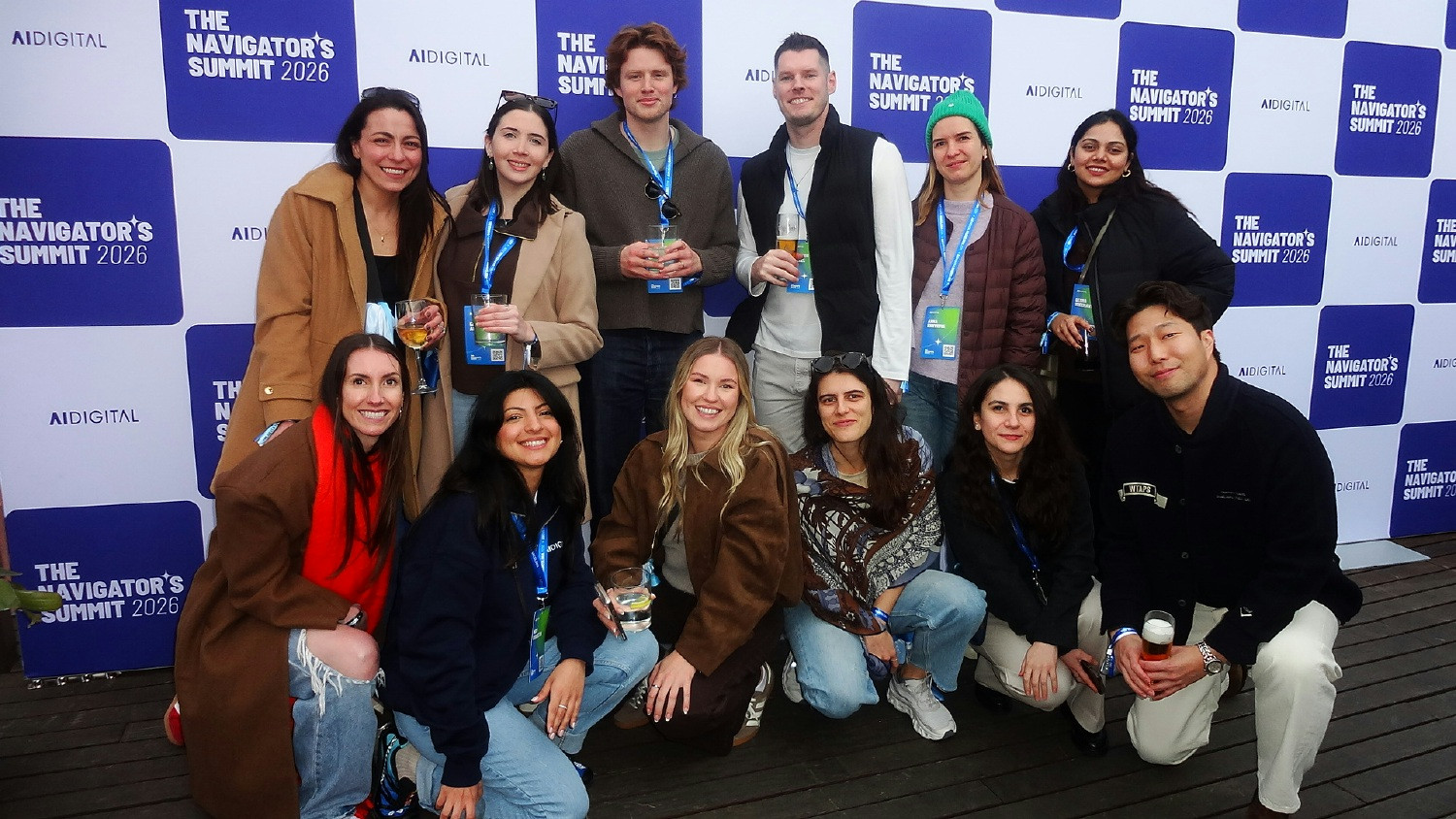 Strategy team photo in Barcelona