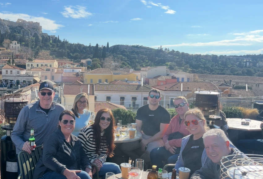 Team Happy Hour in Greece
