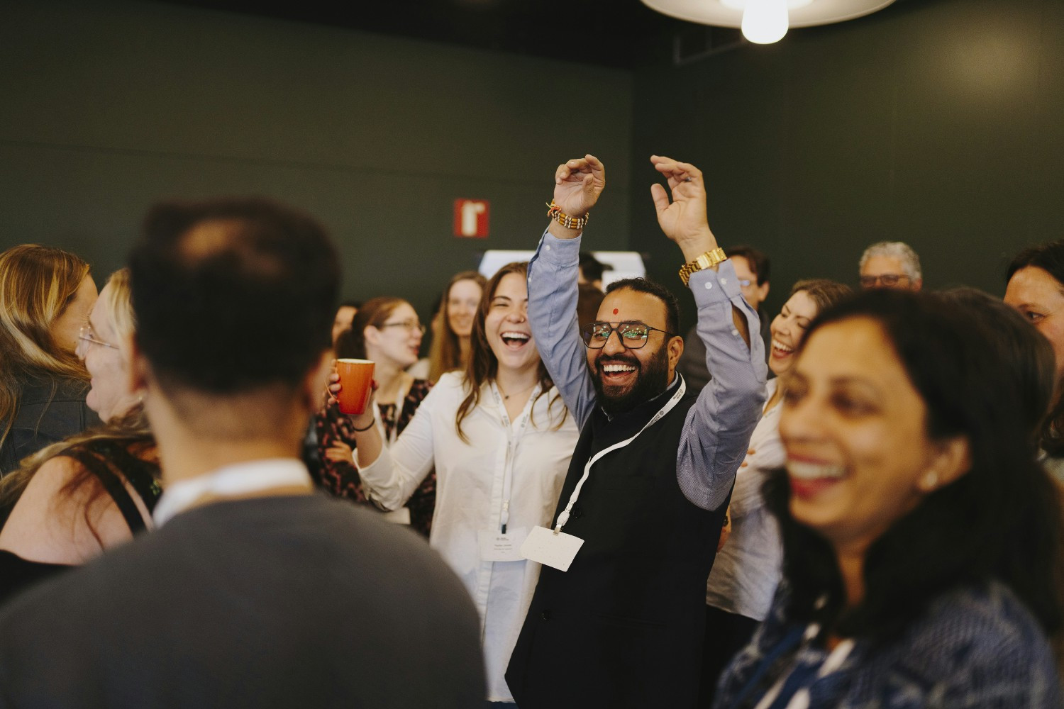 Ice breaker moment at our annual all-team meeting.