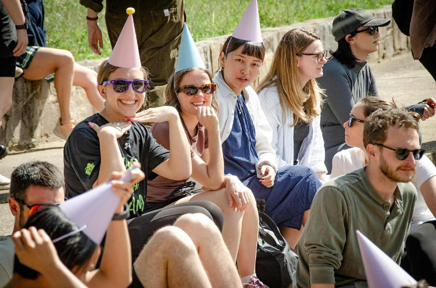 Team members at our Field Day social activity at our annual all-team meeting.