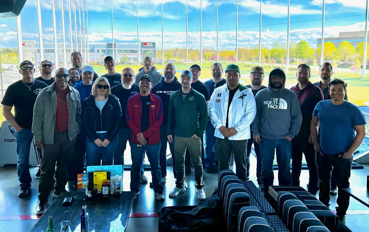 Our Virginia team enjoying some downtime at TopGolf and celebrating our new office opening.