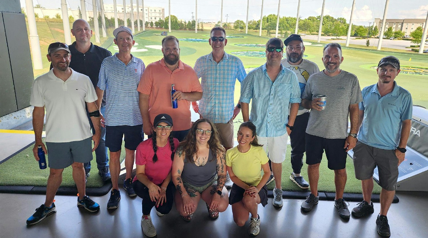 ZBeta team members enjoy a Topgolf outing in the Southeast, taking time to recharge and connect