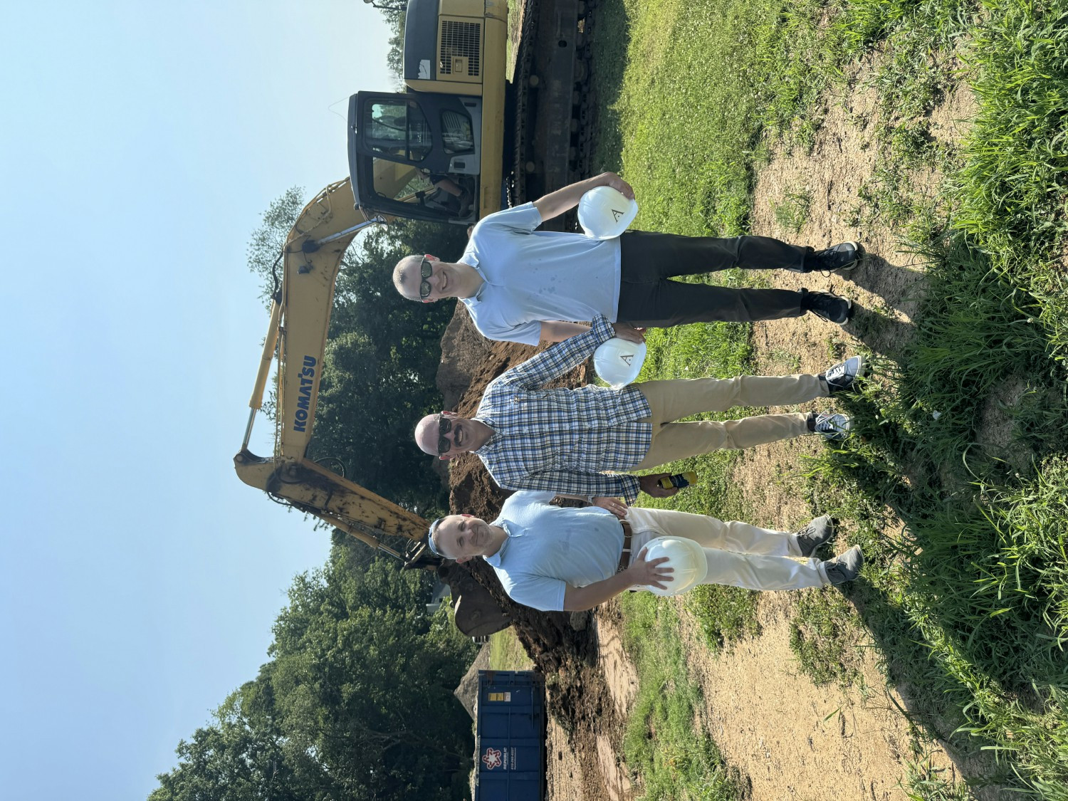 Our team celebrates breaking ground on a new project. In a years-long endeavor, this is a major milestone!