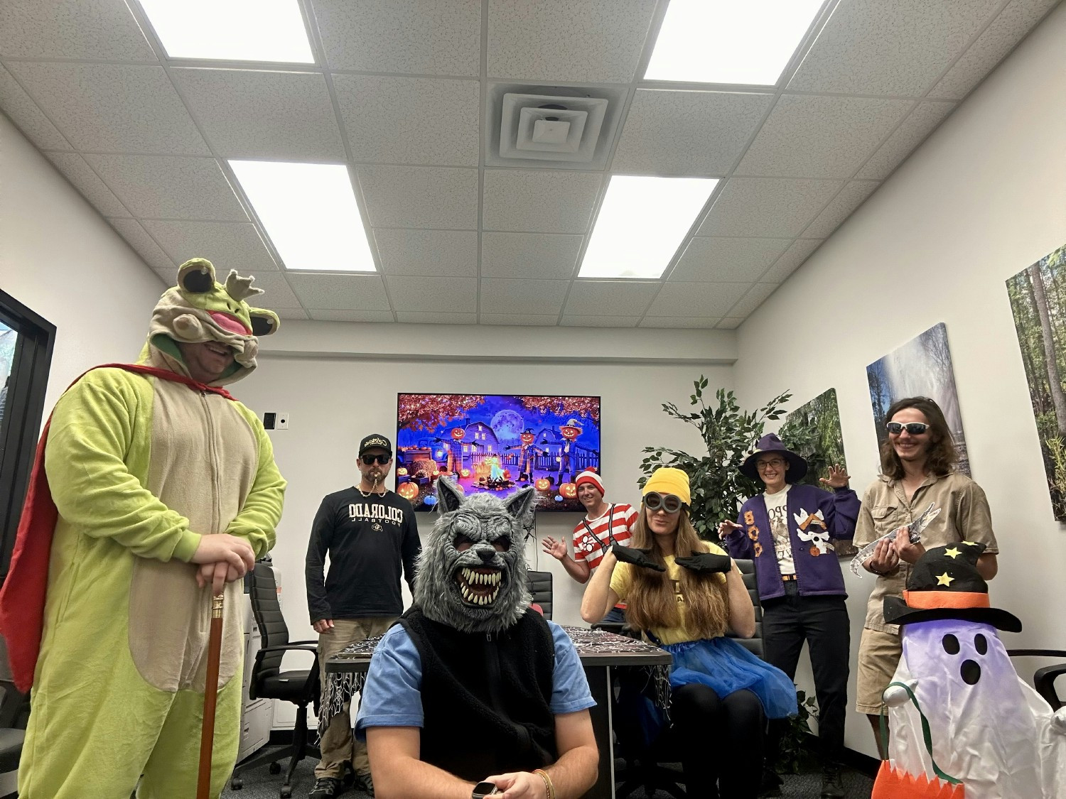 Our Raleigh ENV team having a little fun during the Costume Contest! We complete company wide each year