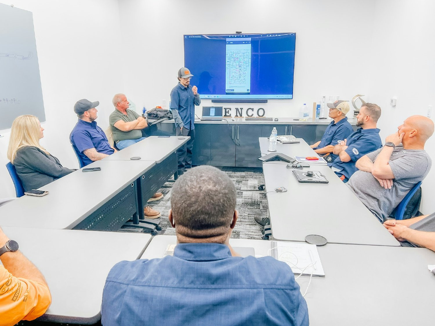 We offer employees internal & external resources for development. This is from our Foreman 101 class.