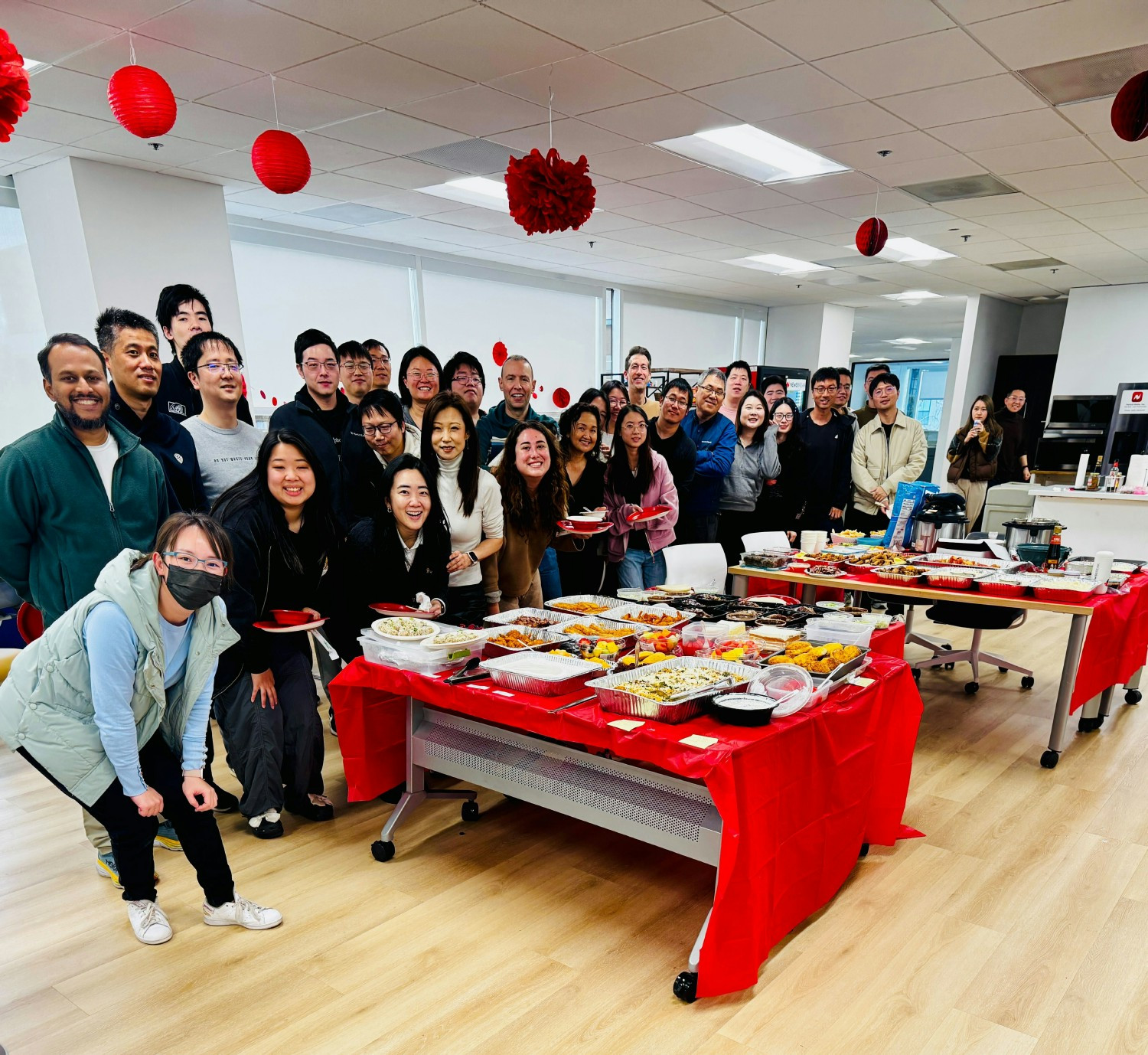 Company potluck.