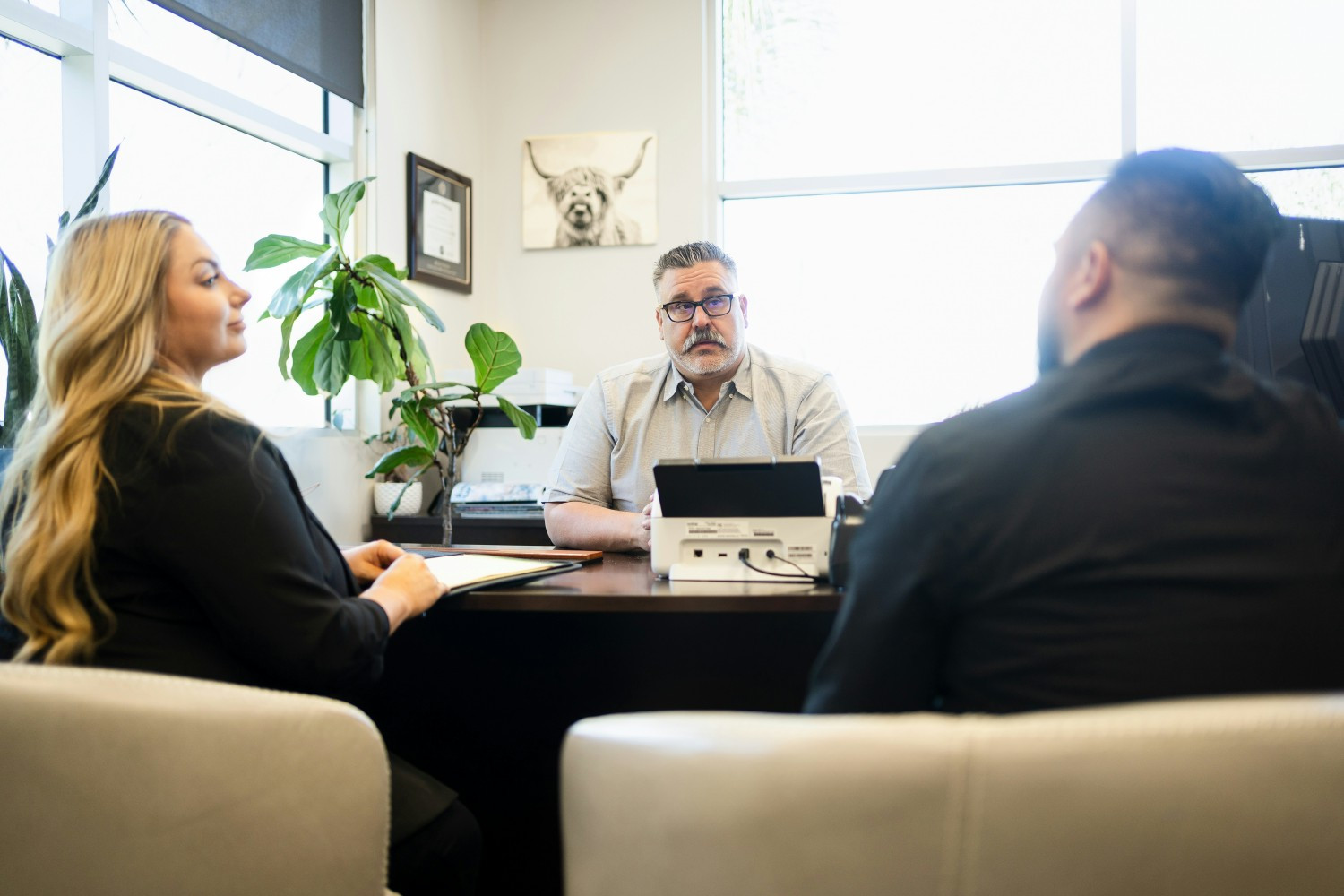 Justin Hodson meets regularly with investigators to emphasize the importance of collaboration and constant communication