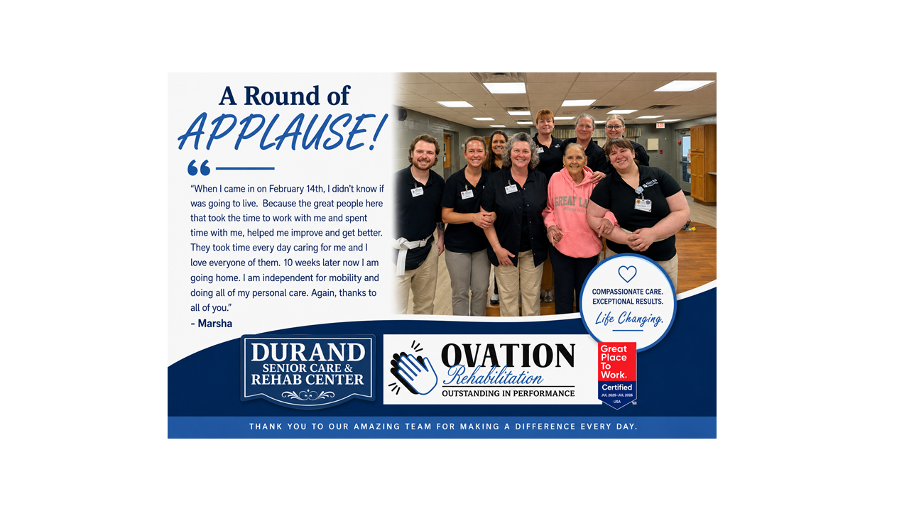 Round of applause recognition program.