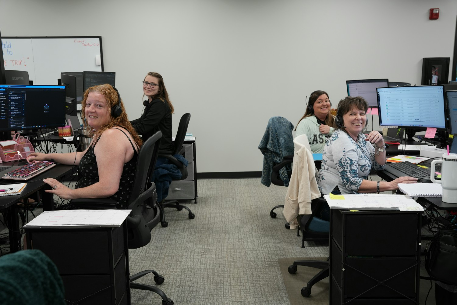 Four of our wonderful Dispatchers.