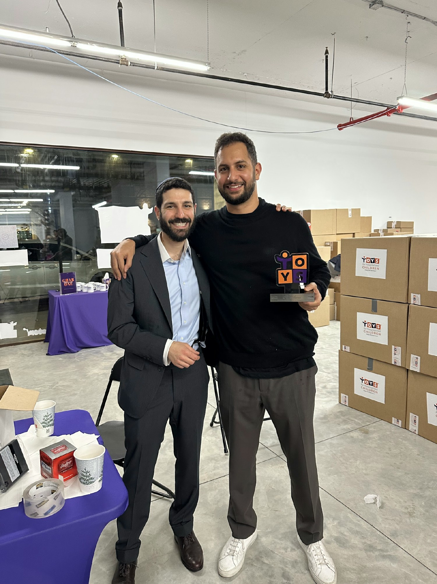 Our CEO Being Honored by the Toys for Hospitalized Children Charity