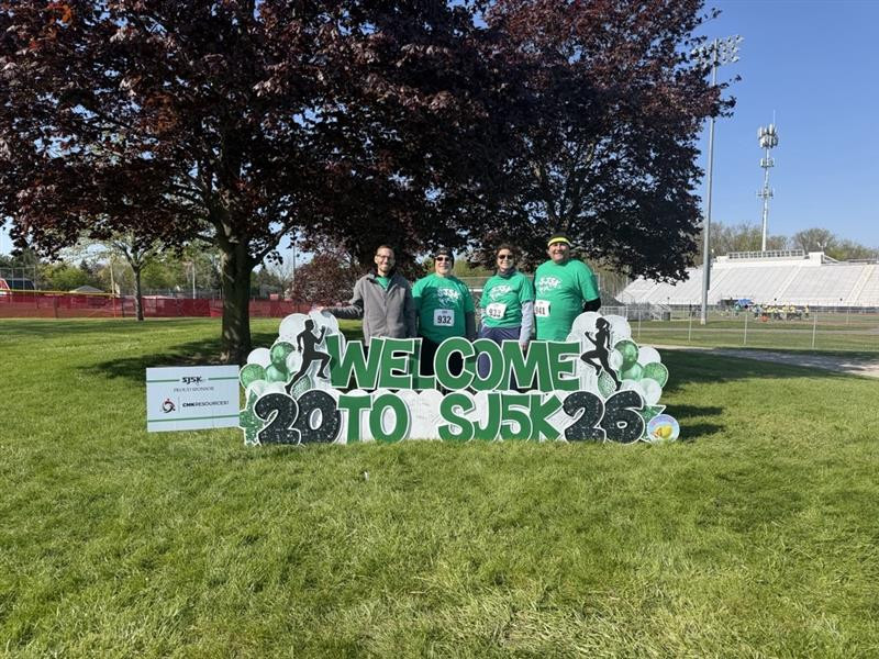 Team CMK supporting our hometown’s Super Jesse 5k.