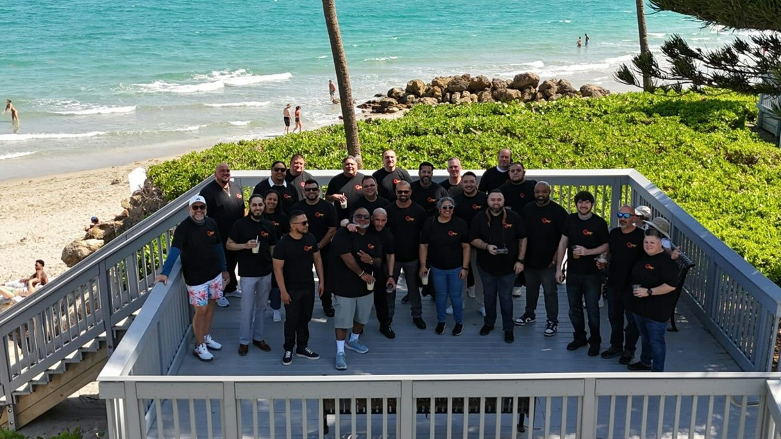 Team building for our Sales department