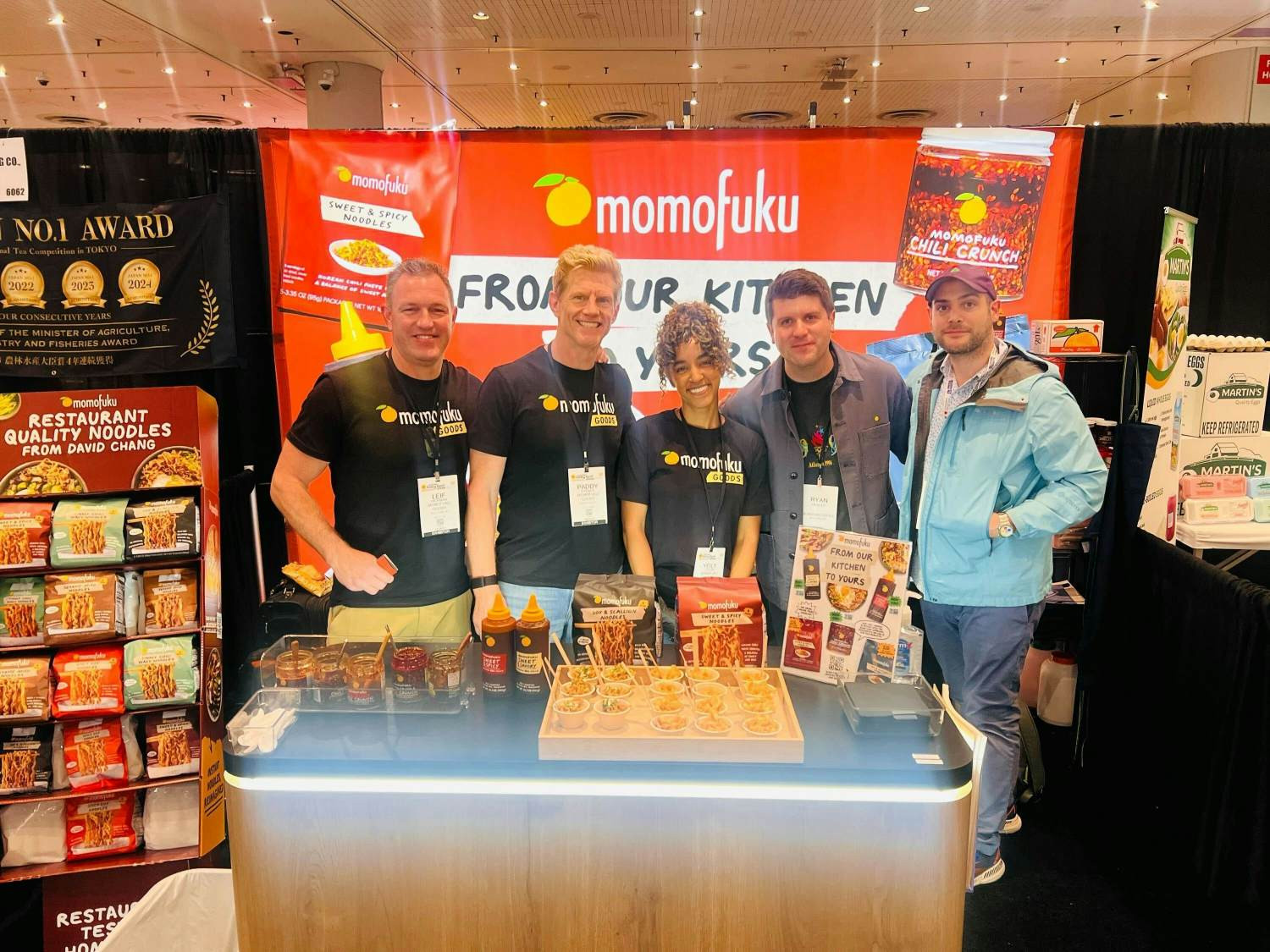 Proud to showcase our products at Fancy Food Show! Nothing beats seeing our products come to life!