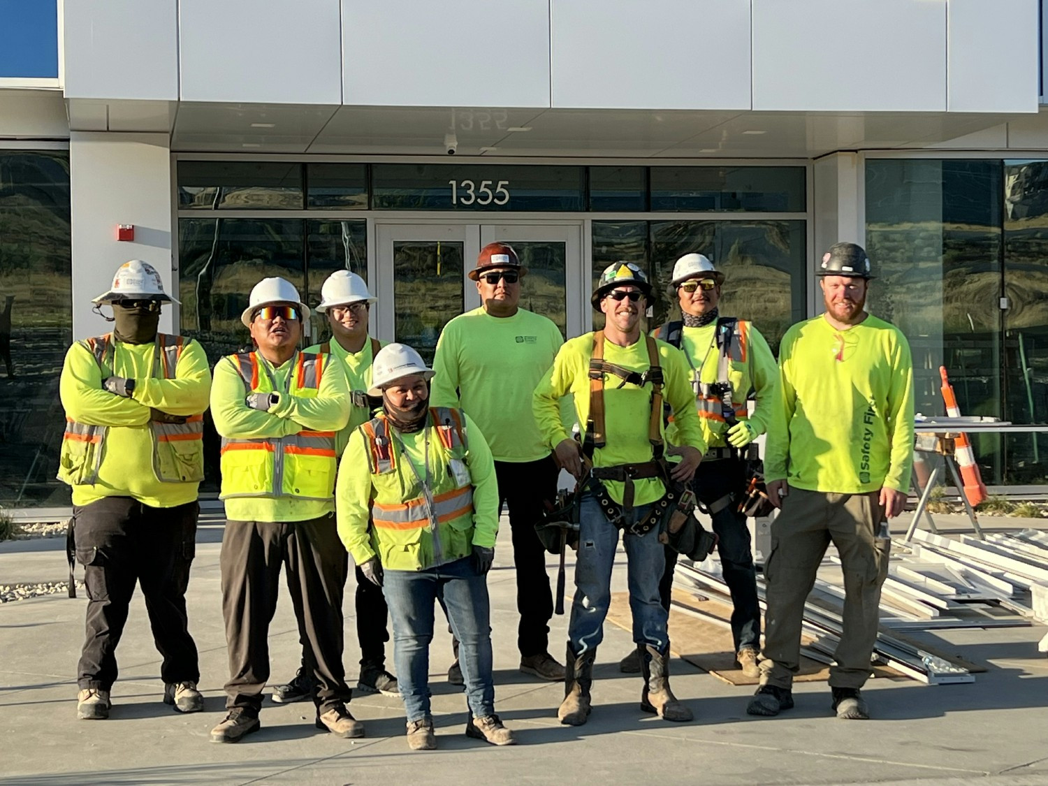Crew at Innovation Pointe jobsite