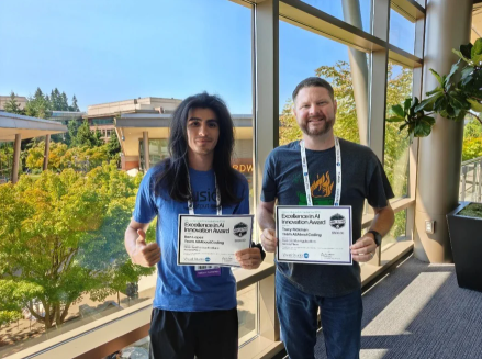 Ben and Tracy take second place and Microsoft event.