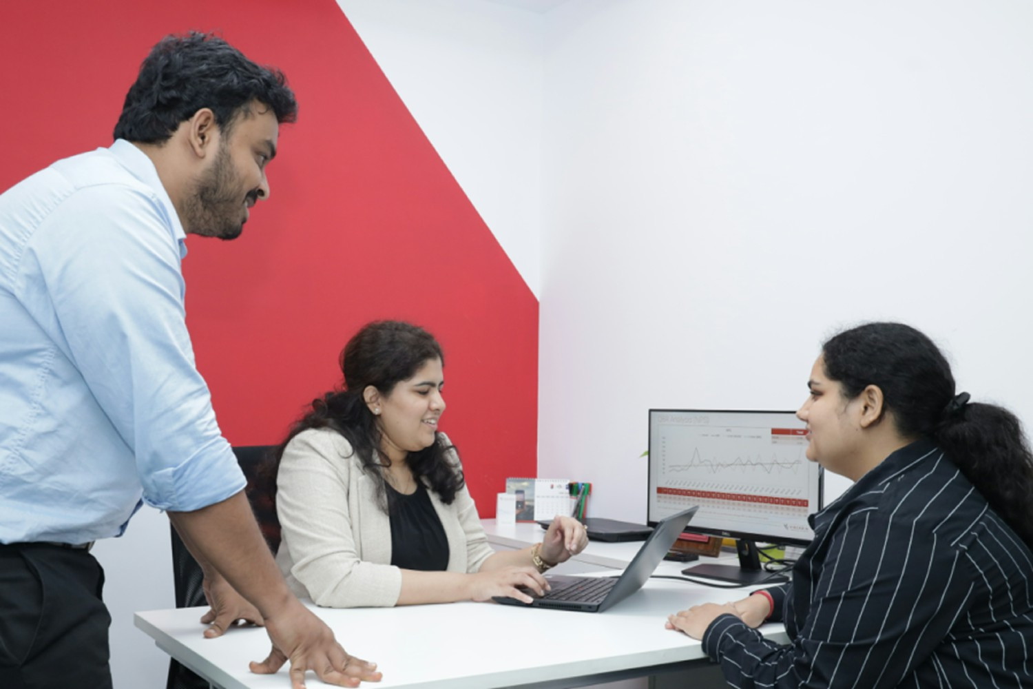 Collaborative team meeting