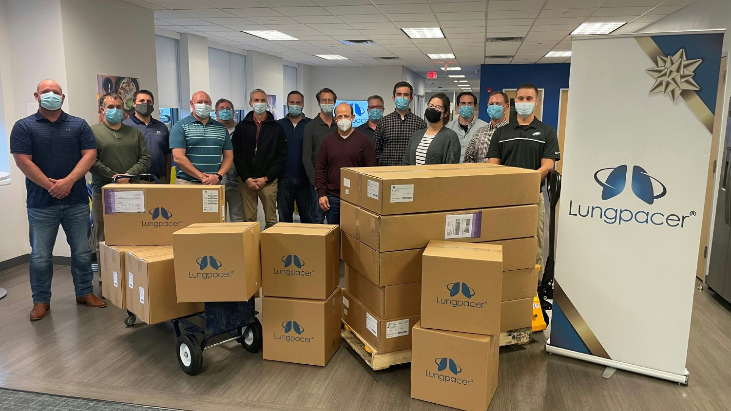 It takes a village to develop our product and ship it to clinical sites