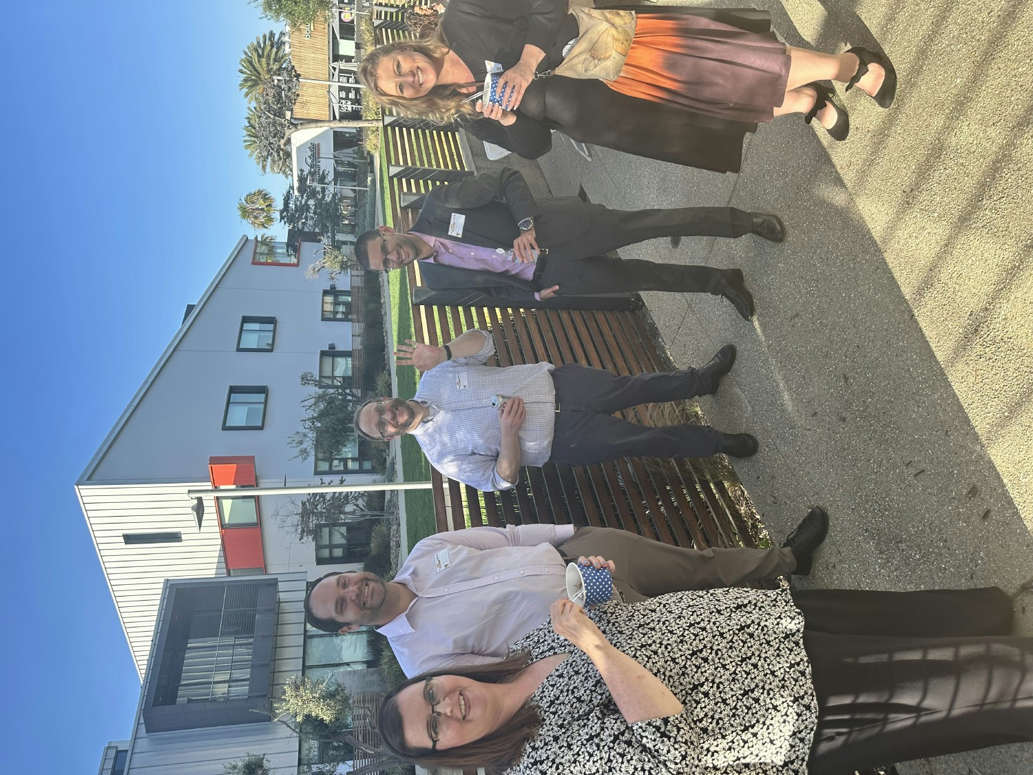 Enjoying ice cream at our annual Pizza & Ice Cream Family & Friends event.