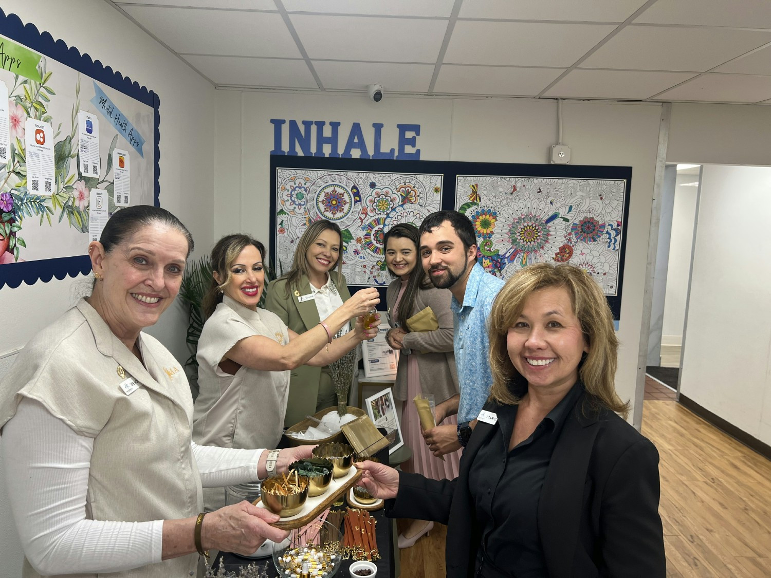 2026 Wellness Week a celebrating You Matter Campaign. Breath In and Exhale with our Spa Team and Team Members.