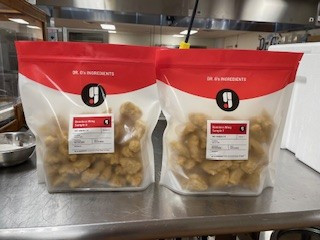 Yummy chicken tenders samples ready to ship
