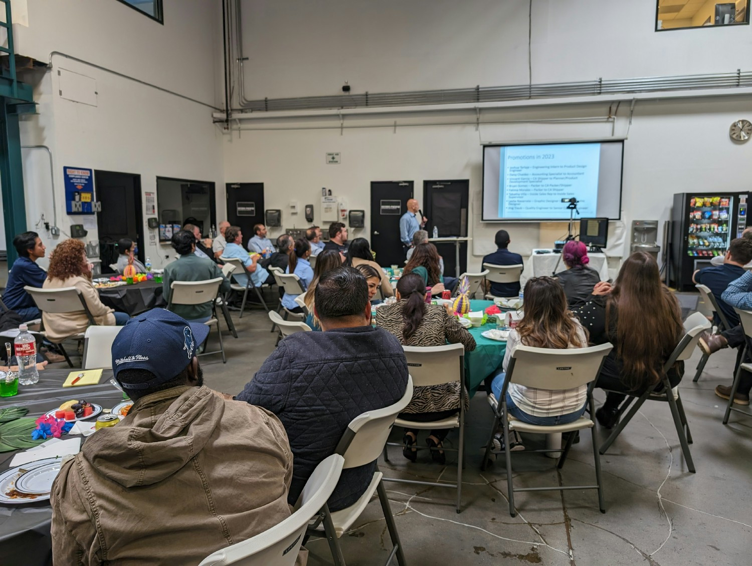 Employee Owners gather to learn more about their ESOP.