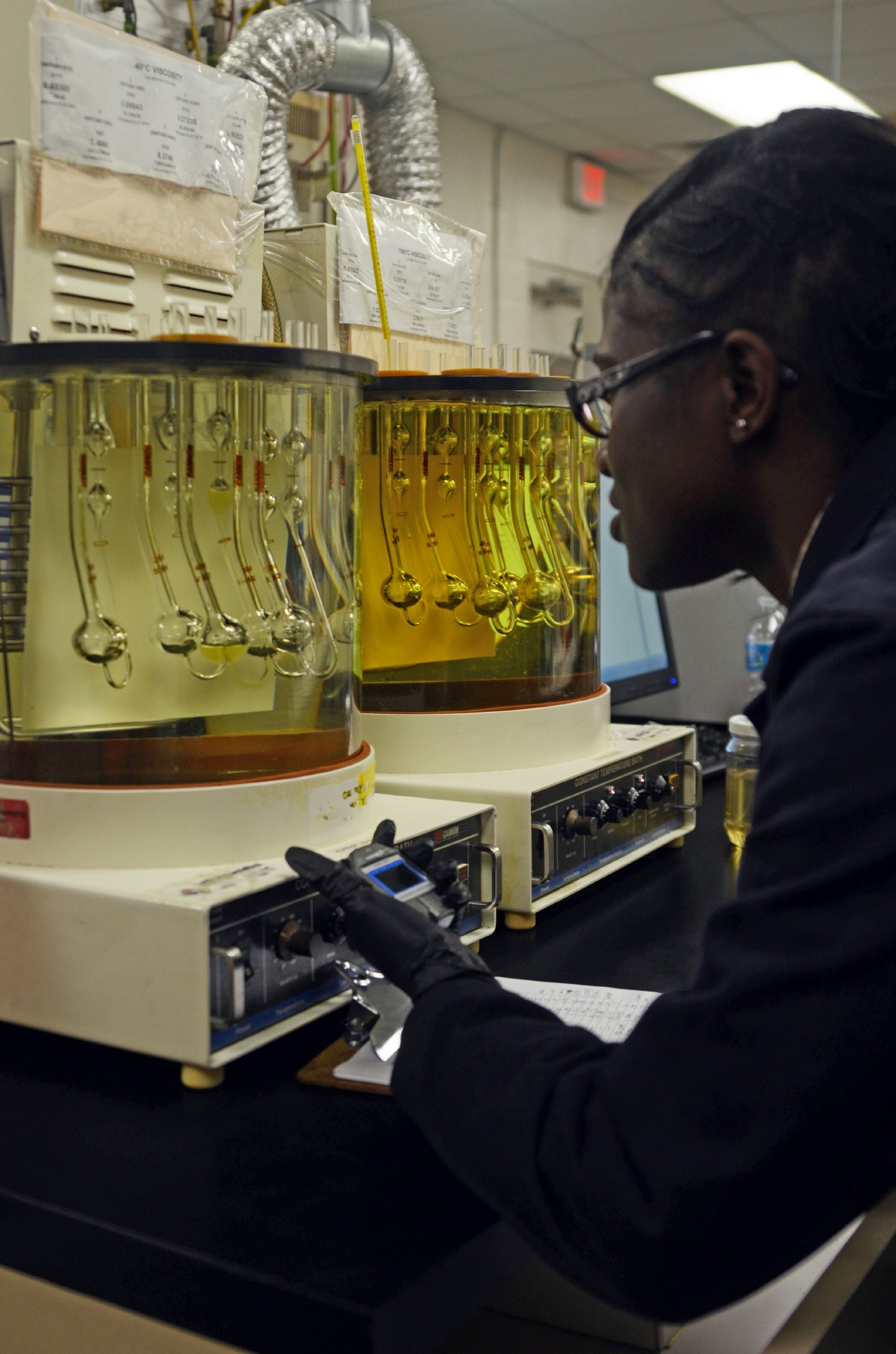 Testing samples in the QC Laboratory to ensure the highest quality products.