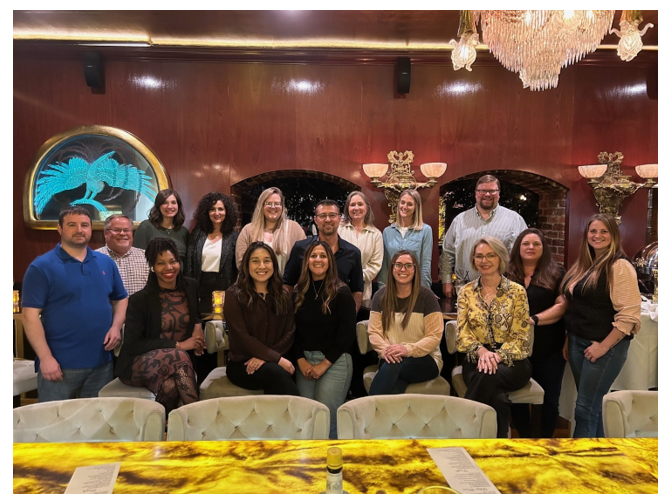 Members of the Safeware Executive team enjoying a Holiday dinner with members of the Safeware Richmond VA office.