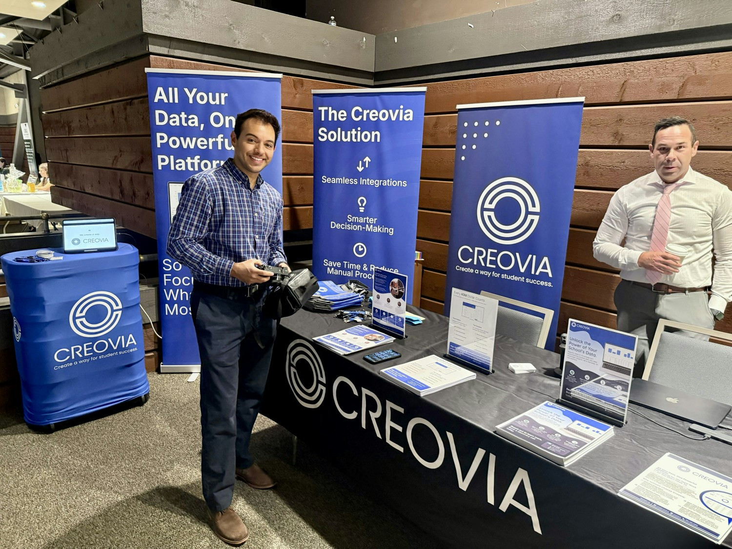Our first conference booth led by Project Management, Customer Success and Sales. 