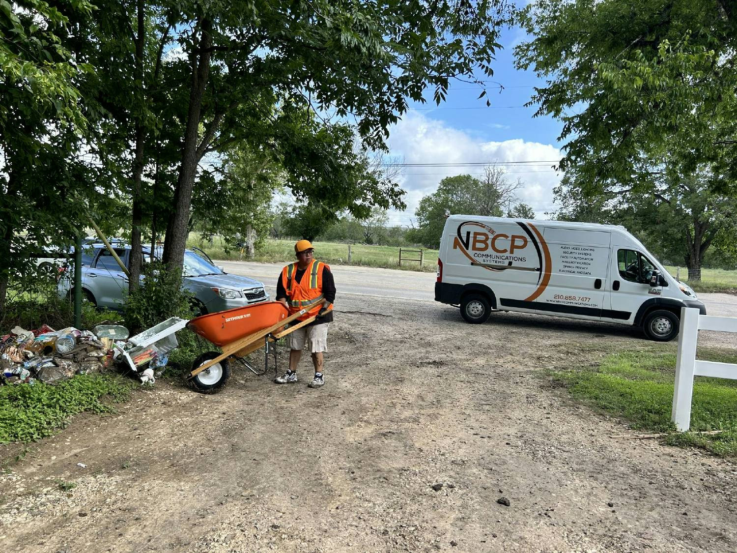 NBCP assisting Texas flood victims by clearing debris and helping clean out damaged homes.