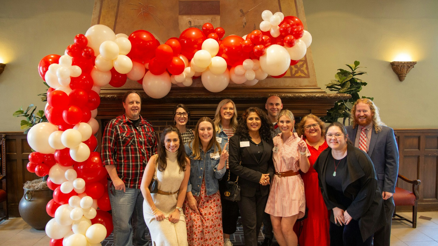 Our team celebrating OU Online graduating students in May 20255 at the OU Online graduation celebration. 