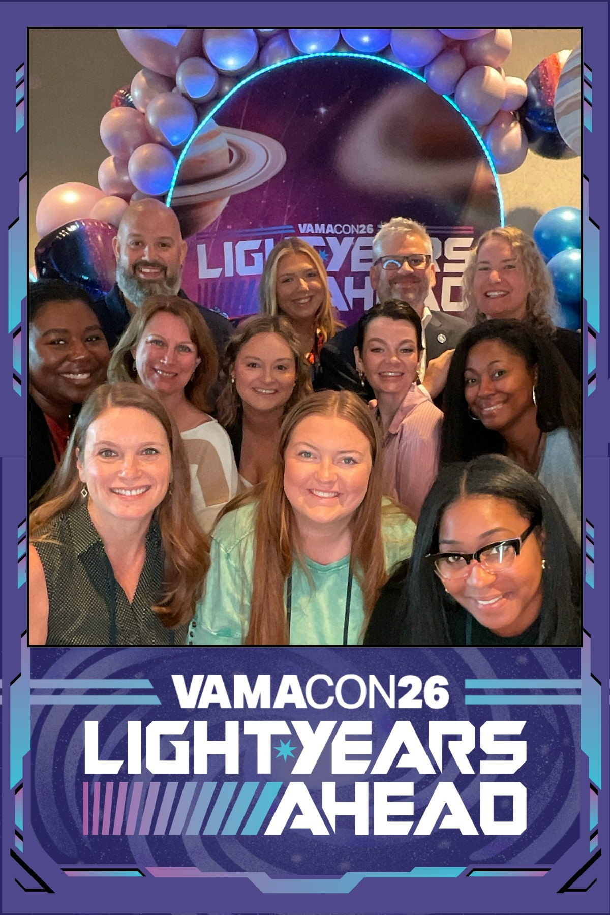 Lightyears ahead, together: the NewCastle crew at VAMACon26, proof that connection is out of this world