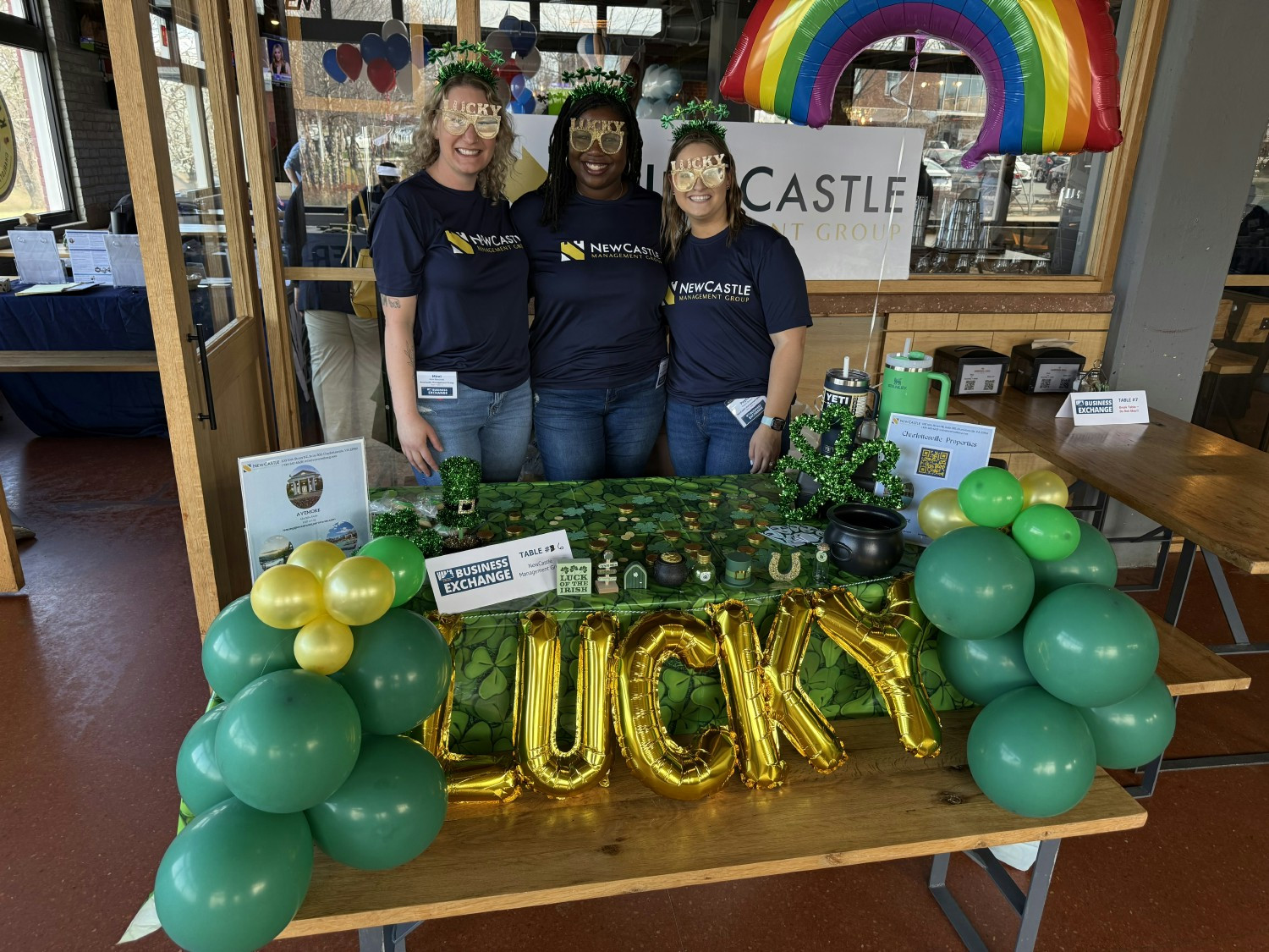 Lucky to have you! NewCastle brought the shamrocks and the energy to recruit our next great teammates.