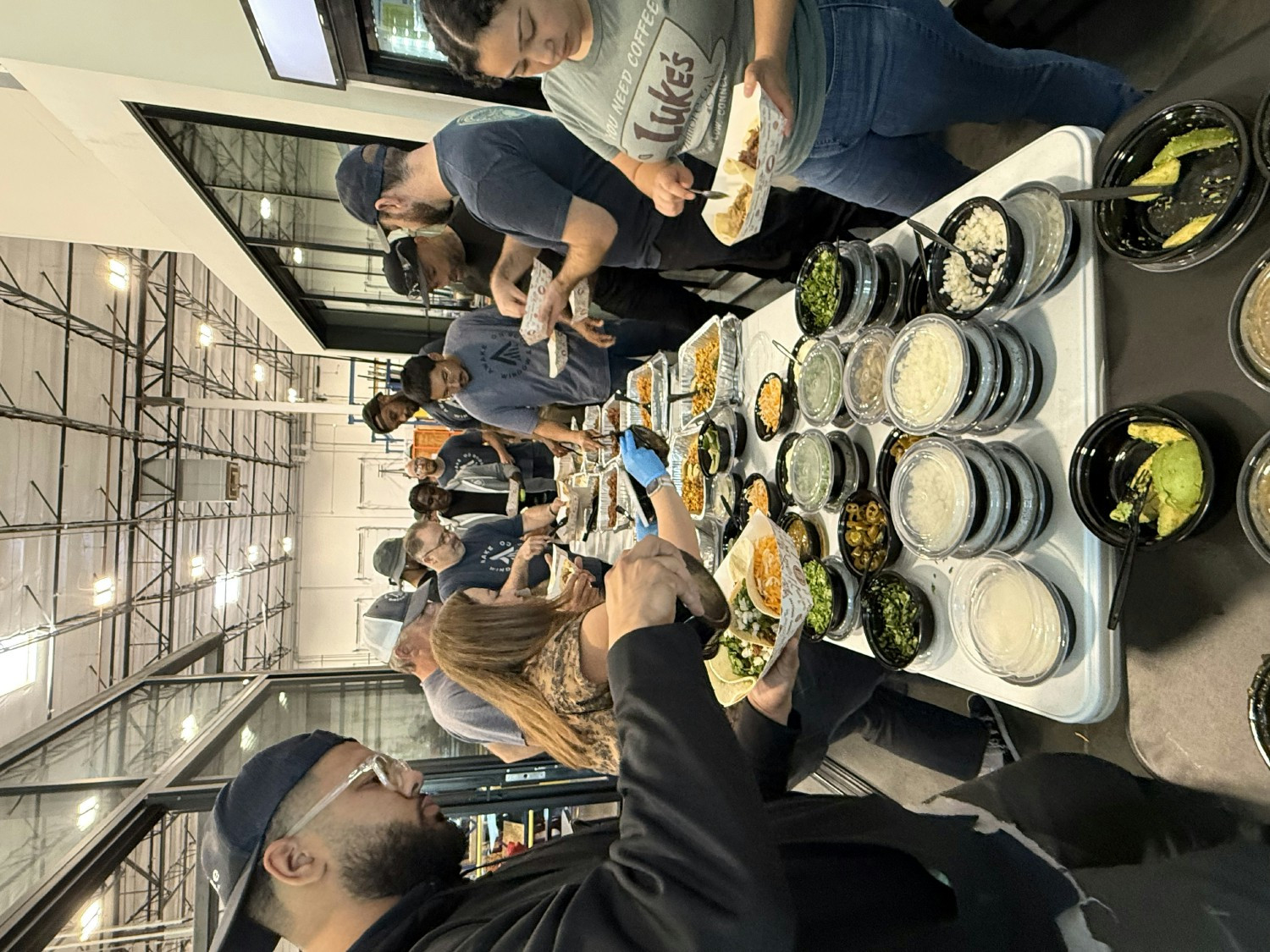 Monthly All Hands lunches are an opportunity to recognize employees who reflect core values and learn from guest speaker