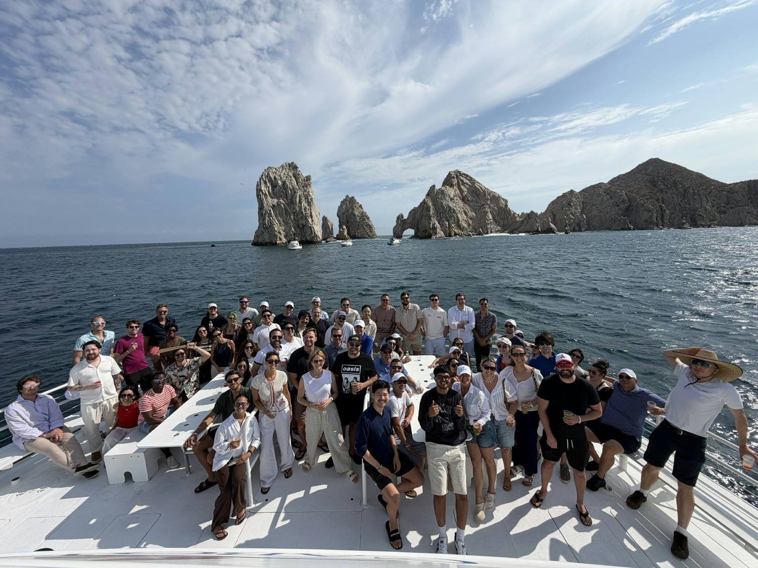 Company Offsite 2026 in Cabo | Boat on the Marina