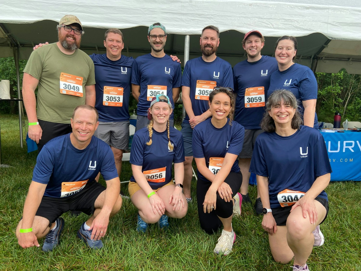 Members of the UZURV Corporate Run 5K team to benefit Greater Richmond Fit4Kids.