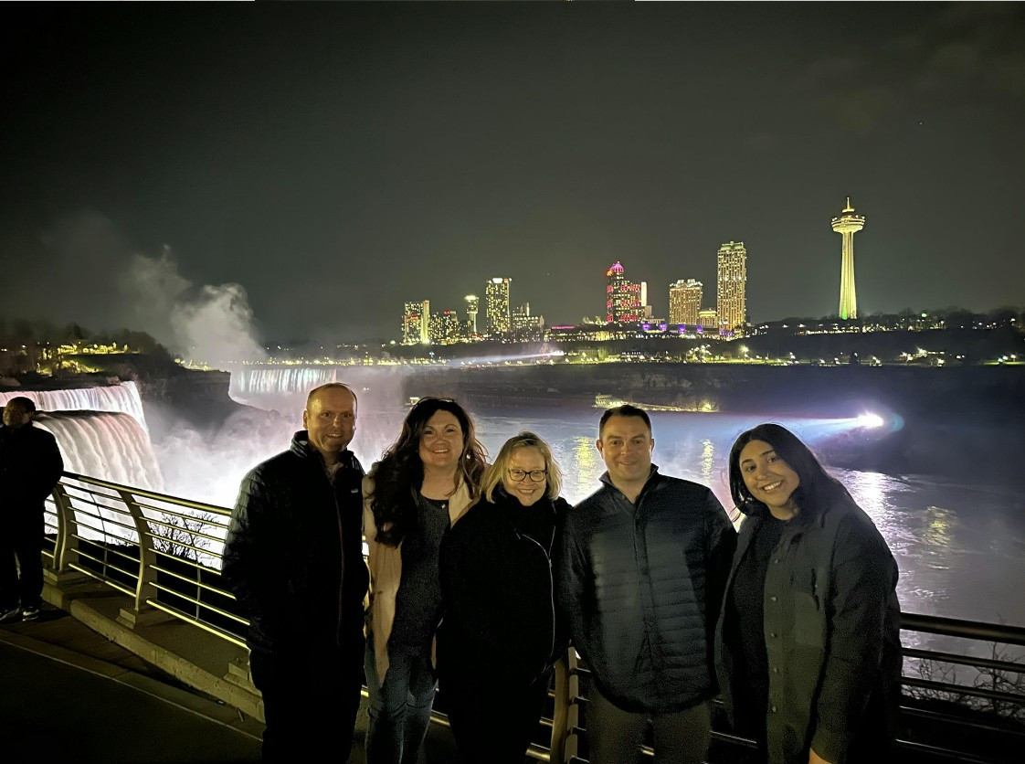 Niagra Falls during Client site visit